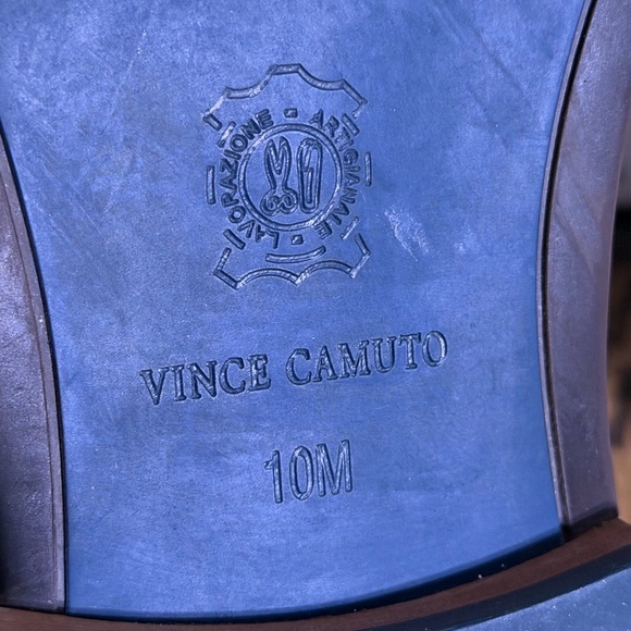 Vince Camuto Men's Tan Leather Oxfords - Picture 6 of 7